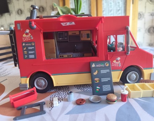 Playmobil food truck rouge the - truck,