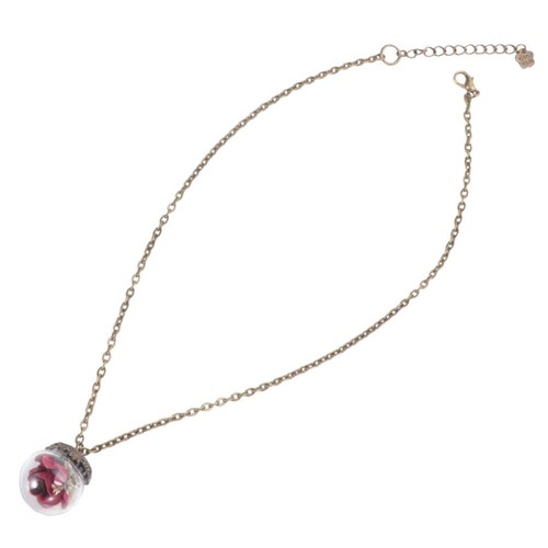 Délicat collier boule - boule, de