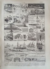 Ancienne planche papier