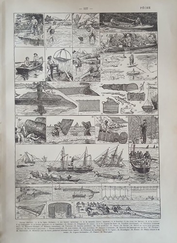 Ancienne planche papier