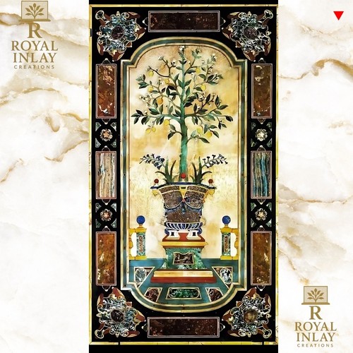 Table basse florale pietra - table,