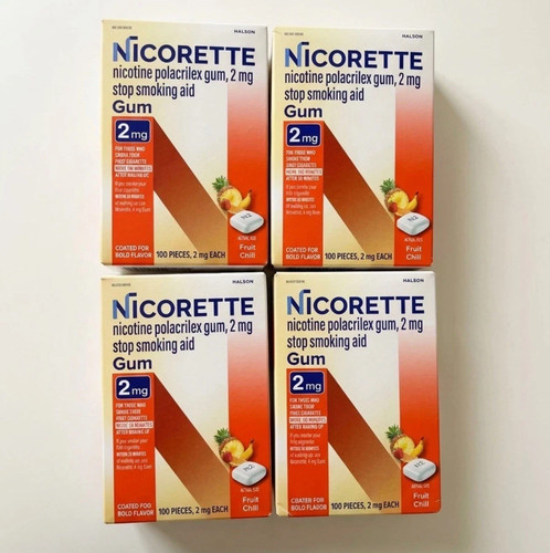 Nicorette nicotine gum 4mg - nicorette,