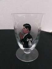 Verre ancien Emaillé Souvenir