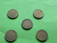 LOT DE 5 MONNAIES NECESSITÉ