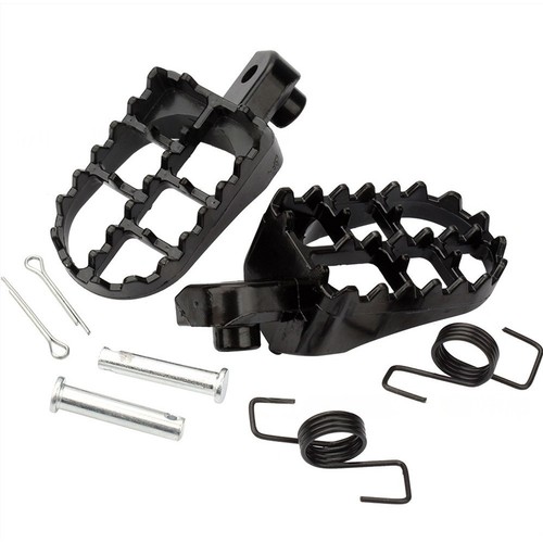 Pieds aluminium pour dirtbike