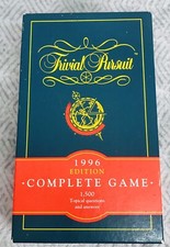 Trivial Pursuit 1996 Edition 1500 Questions Anglaise vintage ancien Parker