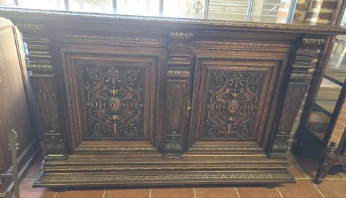 Bahut portes renaissance en - portes,