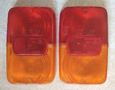 2 cabochons de Feux arrières Citroën C35 - Fiat 242 NEUFS (dont 1 défaut)