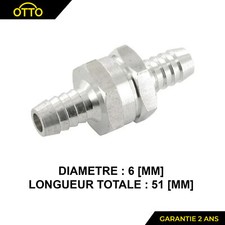 Clapet anti-retour 6 mm pour carburant essence huile essence eau