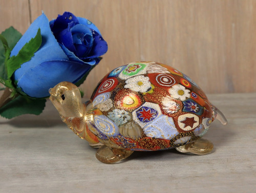 Figurine sulfure tortue - tortue, en