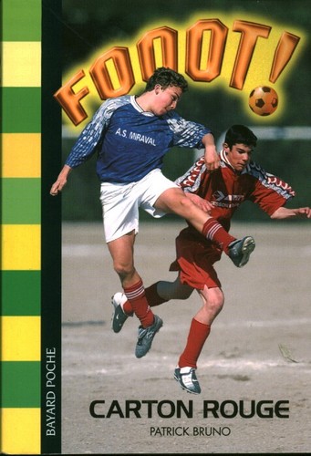 Livre foot carton rouge