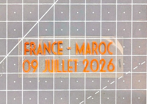 Patch détails match - france,