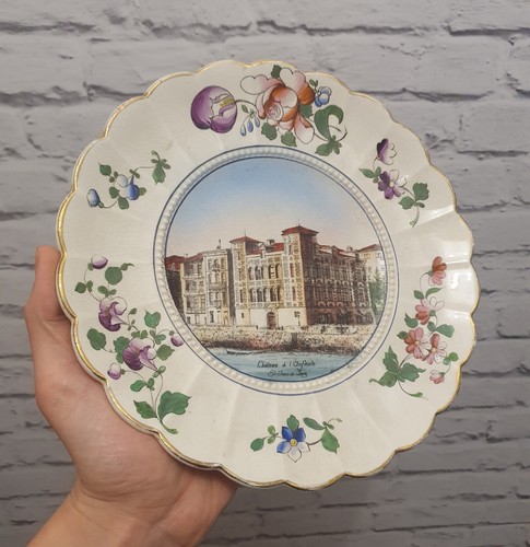 Belle assiette faïence - assiette,