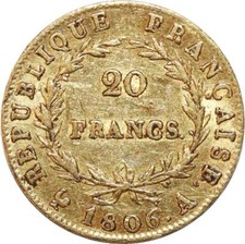 DC1015 Rare 20 Francs