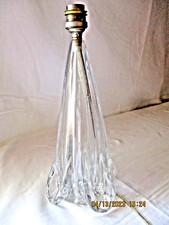 Ancienne grande lampe en Cristal, 1950-60 -era Baccarat St Louis autre  TBE