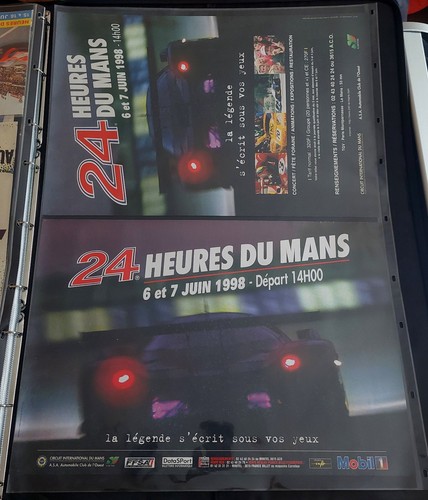Lot affiche heures mans - lot, du