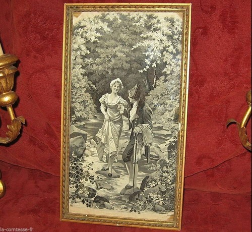 Tableau soie tissee le - tableau, nf