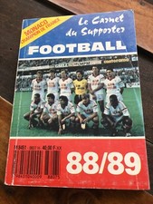 LE CARNET DU SUPPORTER * LE GUIDE DE POCHE DE LA SAISON / FOOTBALL 1988-1989