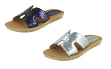 Mules À Paillettes Ladies