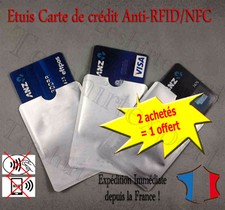  Pochette de protection RFID. NFC pour carte bancaire - Etui protecteur securité