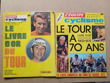 Lot 2 revues Equipe Tour de France Livre d'or 70 ans 1903 1972 1973 Eddy Merckx