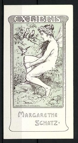 Libris margarethe schatz - ex-libris,