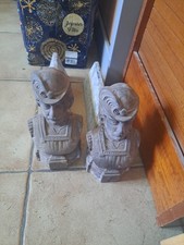 Paire De Chenets Anciens En Fonte