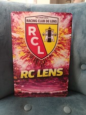 Plaque métal football racing