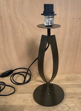 Luminaire Terzani Pied de Lampe de table en Metal  Design Italien année 80