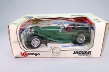 LE755 BURAGO 3006 Voiture 1/18 1:18 Jaguar SS100 1937 cabriolet vert