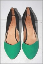 Sezane escarpins velours - sezane, vert