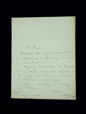 Max JACOB - lettre autographe