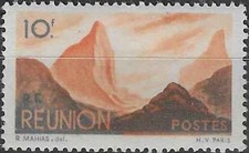 Timbre Réunion (Colonies Fr.)