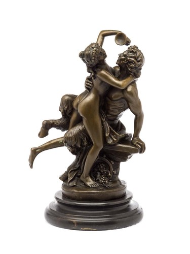 Statuette faune et - statuette,