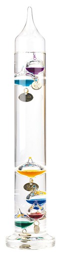 Thermomètre verre galileo - thermomètre, en