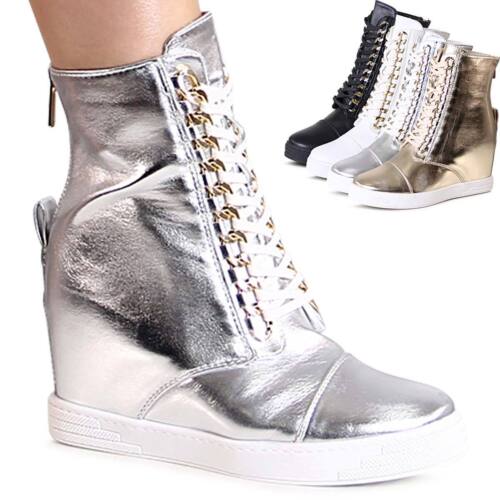 Bottines talons wedges pour - À,