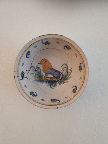 Antique important plat - antique,