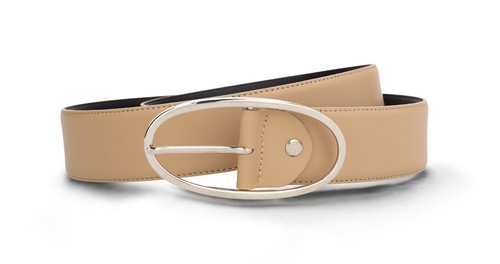 Ceinture femme beige - , végane