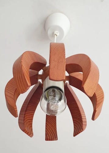 Lampe suspension bois - bois, dlg
