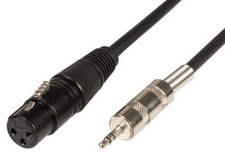 Prise Jack Stéréo 3,5 Mm À Prise XLR 3 Broches, 0,5 M - S3J-XF051