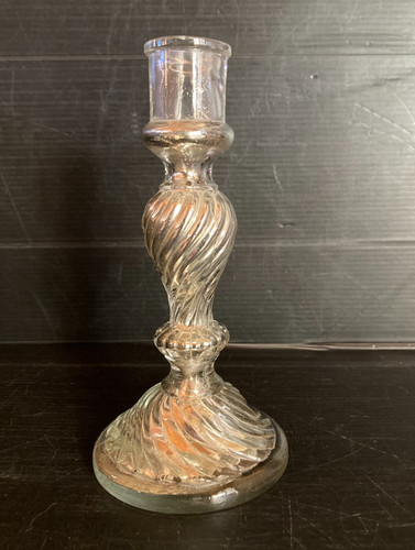 Bougeoir ancien verre - ancien, en