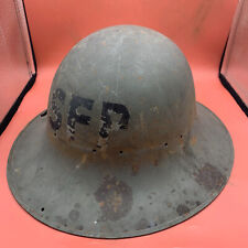 Original WW2 Britannique Civil Défense Maison Avant Zuckerman Civil Casque SPF