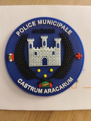 Ecusson pvc police municipale - pvc,