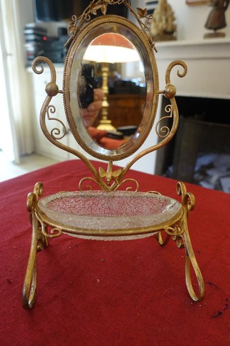 Coiffeuse miroir rococo xix - coiffeuse,