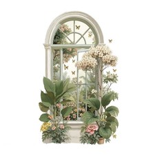 Sticker Mural 3D Vert Plante