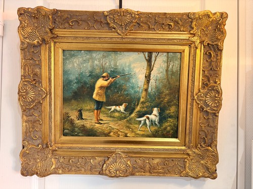 Tableau peinture huile panneau - peinture,
