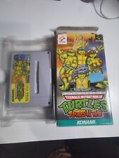 Turtle In Time Teenage Mutant Ninja Turtles Nintendo Super Famicom  Japan A56