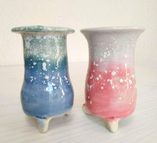 Lot de 2 jardinières rondes