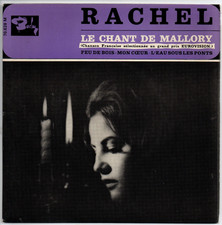 45 t EP 1964 RACHEL - Le chant de Mallory (ch. fr. sélect. Eurovision 1964)