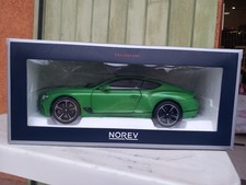 NOREV 1/18 BENTLEY CONTINENTAL GT 2018 APPLE GREEN - BOX DAMAGED 